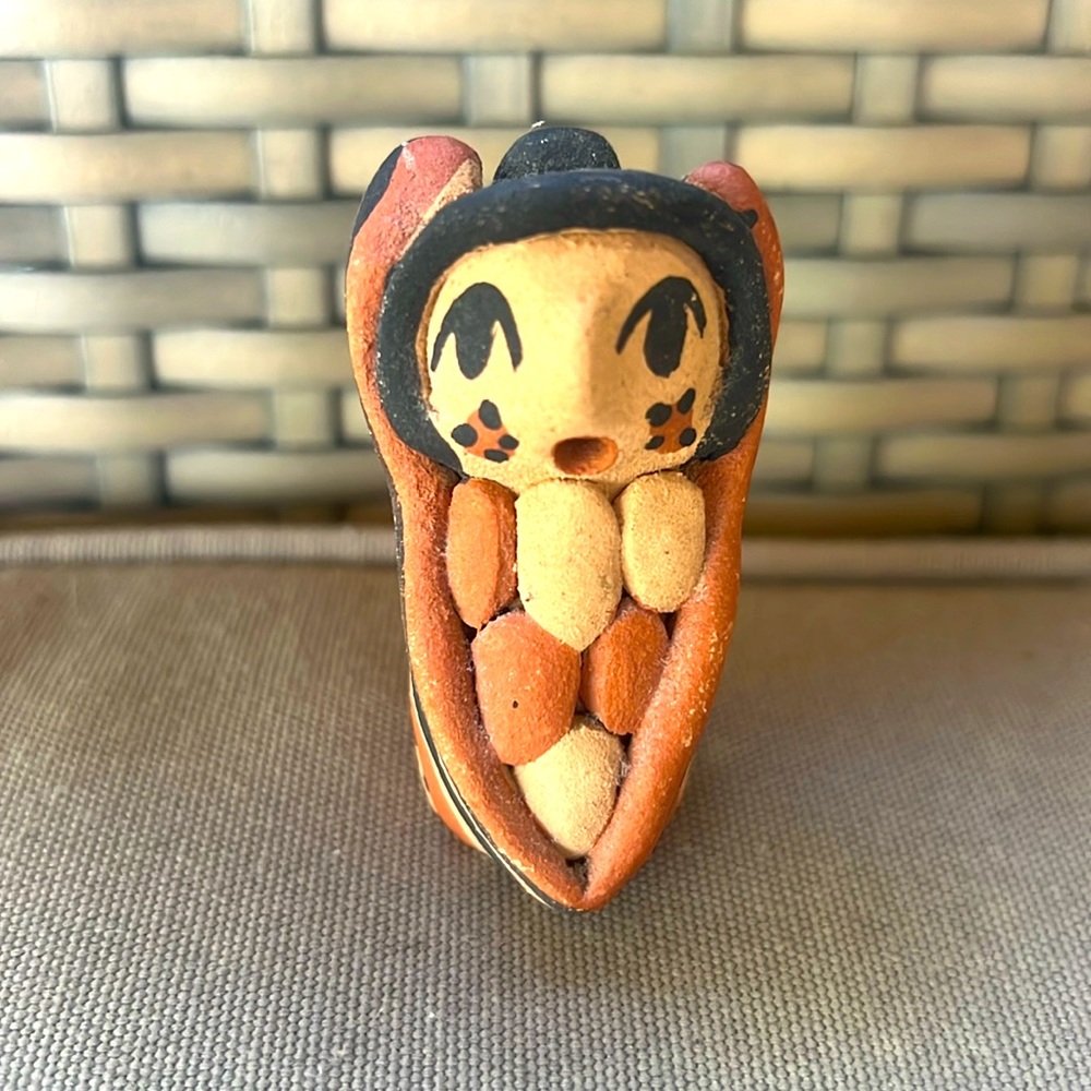 Vintage P.Tosa Pueblo Corn Maiden Pottery